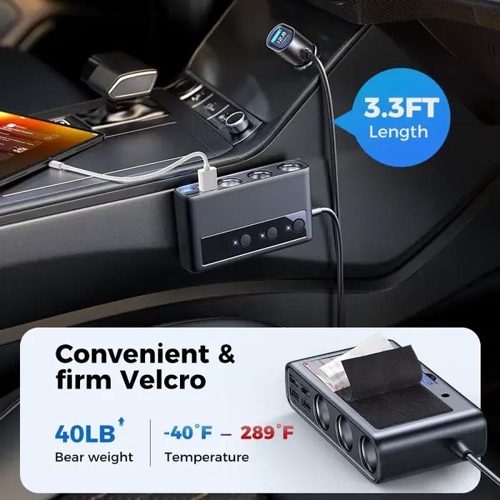 Pomerroom-Adaptateur de chargeur de voiture