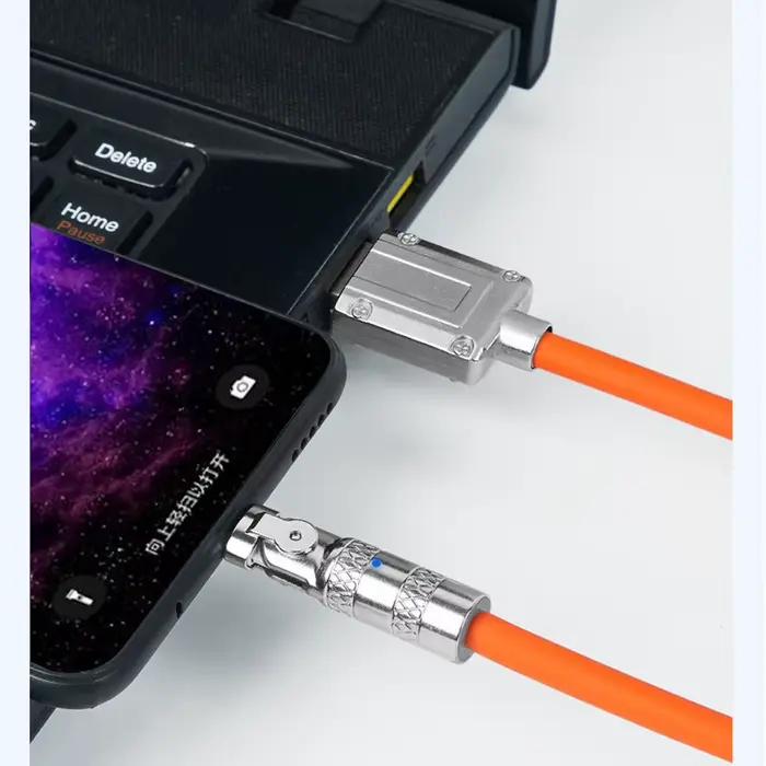 Câble de chargement USB rotatif