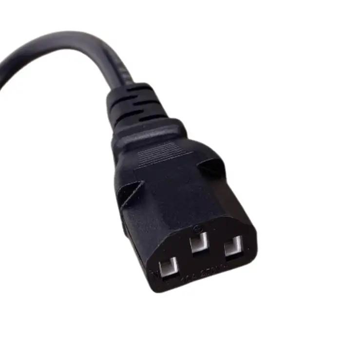 Câble d'alimentation CEE7/7 vers IEC C13 10A 250V 30cm 50cm pour usage résidentiel et professionnel haute qualité sécurité durable