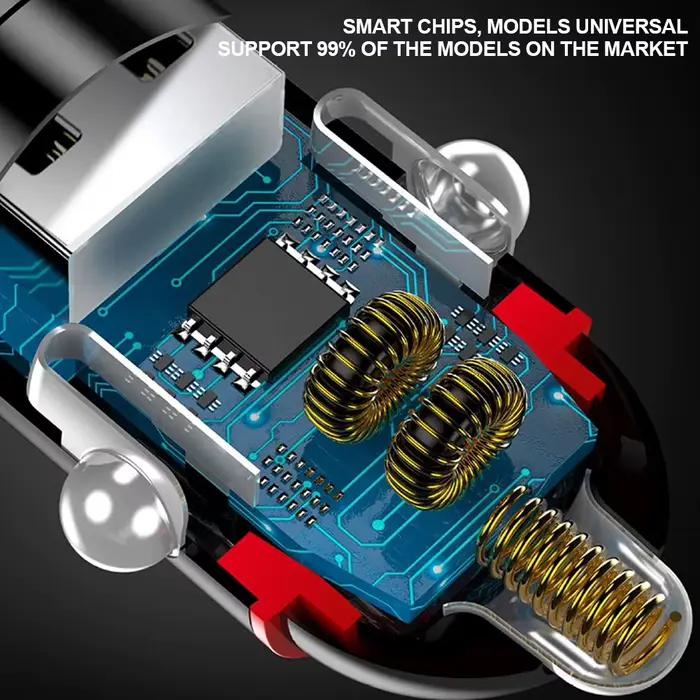Mini chargeur de voiture USB universel 200W