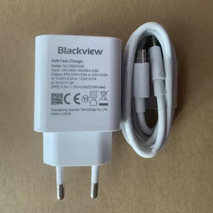 Chargeur rapide pour Blackview SHARK 8 OSCAL S80 BV7100 BL5000