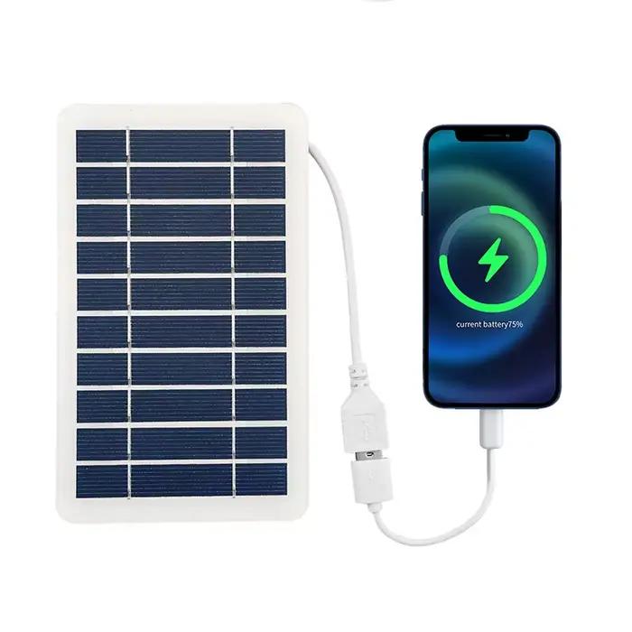 Chargeur solaire USB 5V 2W/3W/6W/8W/10W