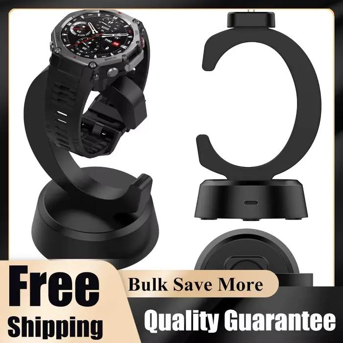 Chargeur de support pour montre intelligente Amazfit T-Rex 3/T-Rex 3 Pro/Balance 2/ Helio Strap