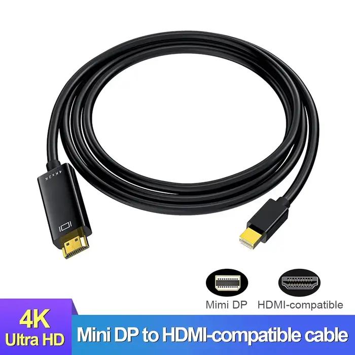 Câble Mini DP vers HDMI compatible 4K 30Hz