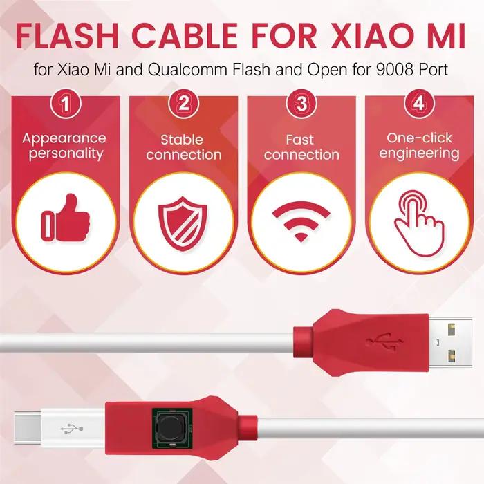 Câble Miracle EDL pour Xiaomi et Qualcomm Flash Support Port 9008 Haute Performance Audiovisuelle Occasions Spéciales
