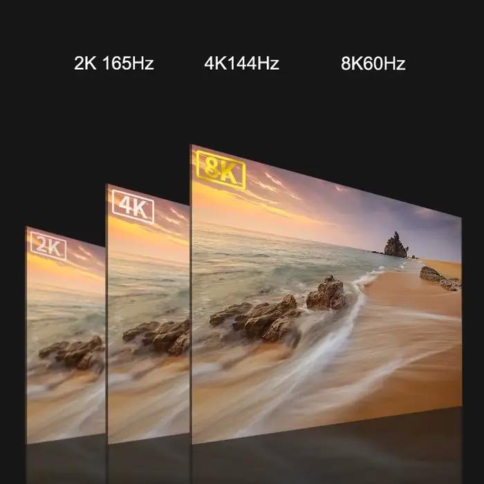 DP1.4 8K 60Hz câble Displayport 2m 1m 1 4
