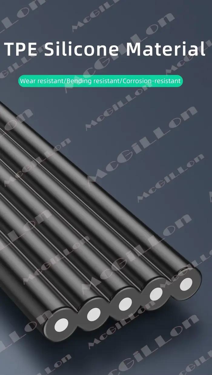 Câble de chargement et synchronisation des données USB-C pour appareils photo, flexible en silicone, charge rapide 60W, transfert de données 480Mbps, angle gauche/droite haut/bas