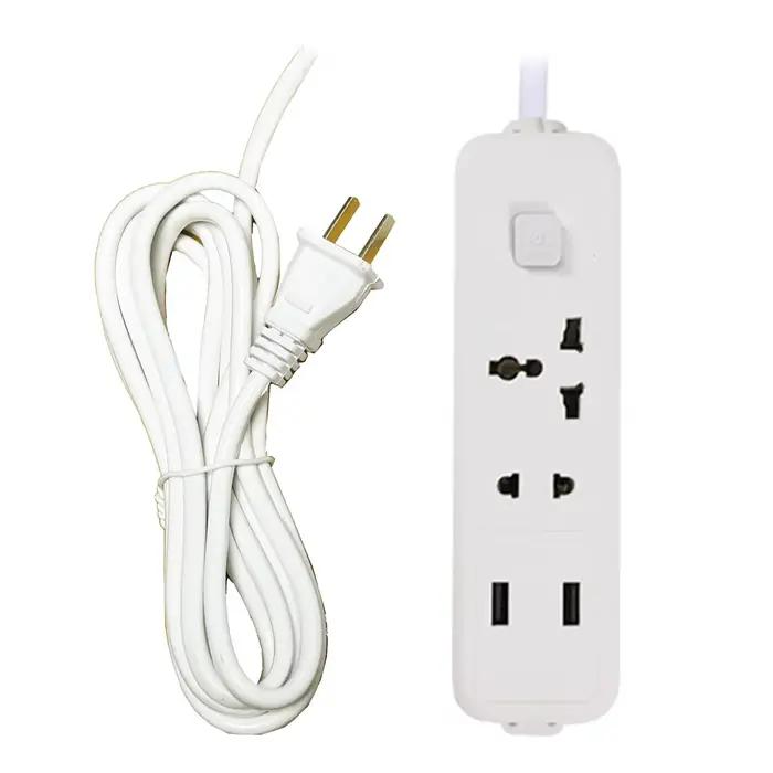 Multiprise 2USB 3/4 voies européenne et américaine