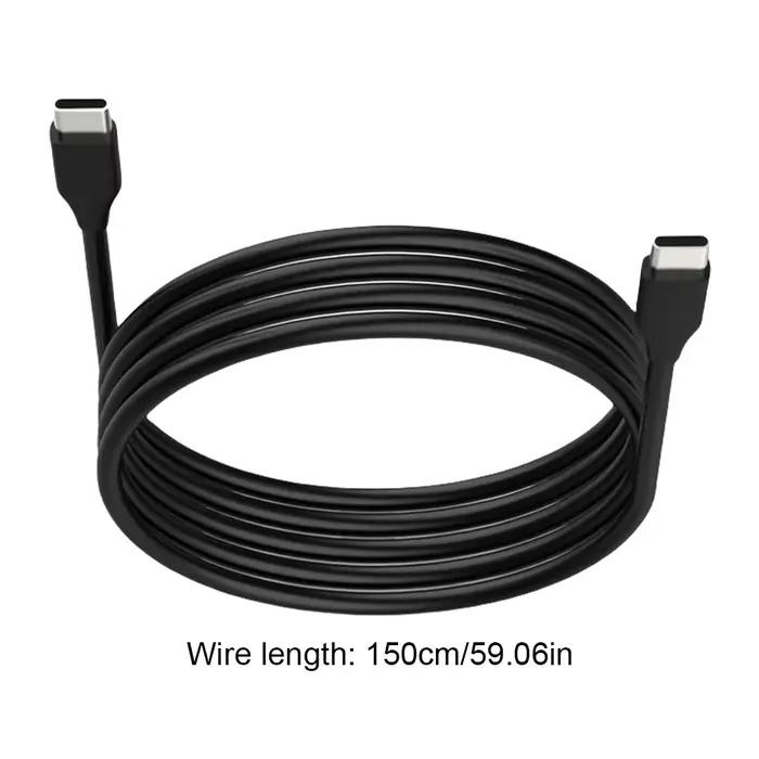 Câble de chargeur de type C 1.5m pour PS5, contrôleur PS5, Nintendo Switch, Xbox, portable et polyvalent pour joueurs occasions spéciales