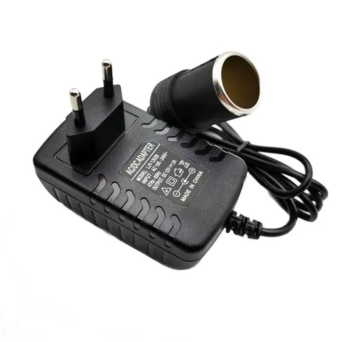 Allume-cigare de voiture Adapte 220V à 12V 2A convertisseur de puissance cc chargeur transformateur