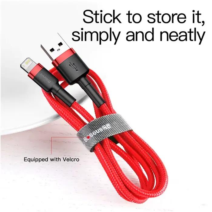 Câble USB Baseus pour iPhone14 13 12 11 Pro Max Xs X 8 Plus