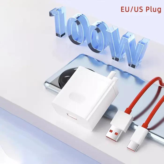 D'origine 100W SuperVOOC Chargeur Rapide Pour Oneplus 13 12 11 10 Ace 5 Pro 12r 13r Nord CE 2 3 4 Lite USB Téléphone Adaptateur Type C Câble