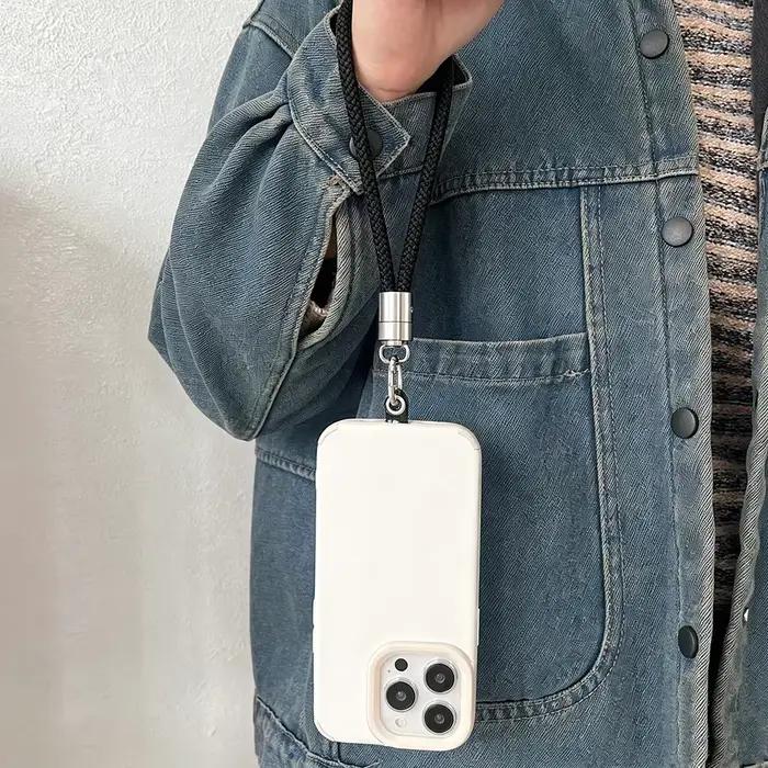 Câble de charge USB-C vers Type-C tressé portable de 20 cm avec lanière