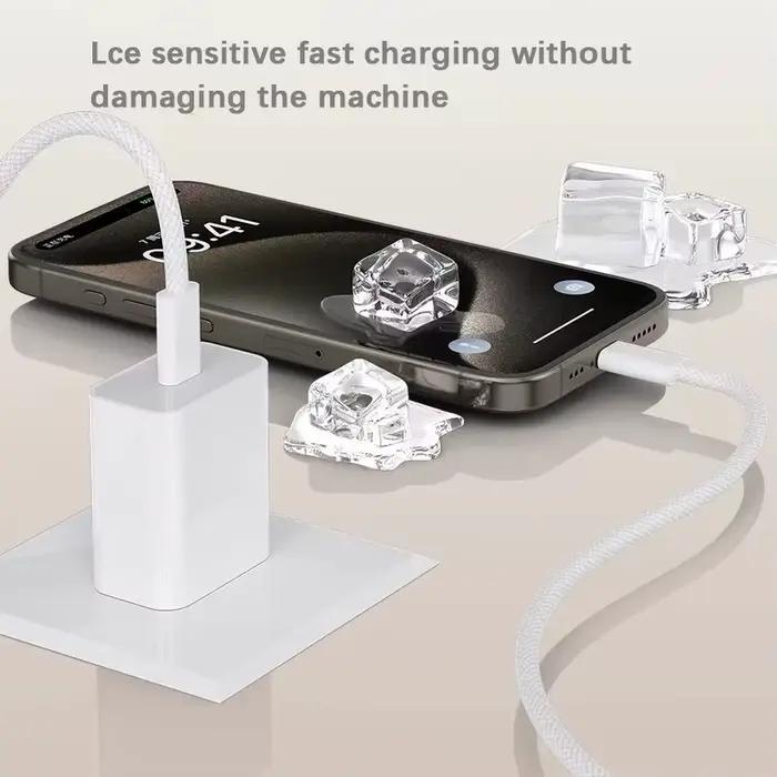 Chargeur USB Type C 40W pour iPhone, chargeur rapide pour iPhone 16 17 15 14 13 12 11 Pro Max, câble de charge PD, accessoires pour téléphone