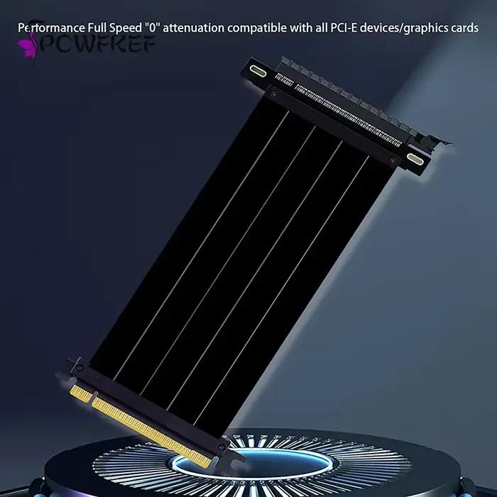 Câble d'extension de carte graphique PCIE 3.0 4.0 16x pleine vitesse