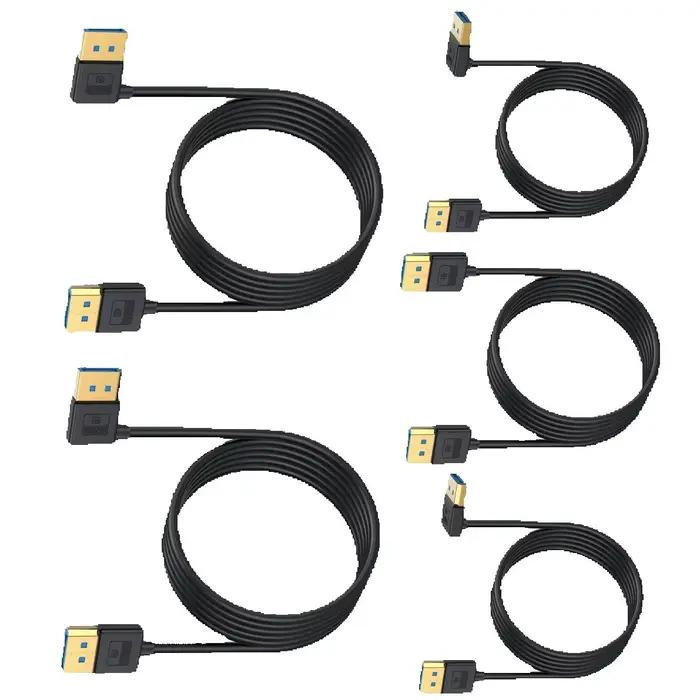 Câble DisplayPort en silicone haute définition pour connexion vidéo et audio stable et fluide pour ordinateur portable PC moniteur occasions spéciales