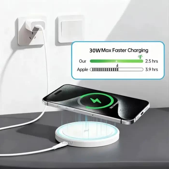 Support de chargeur magnétique sans fil 15W pour voiture