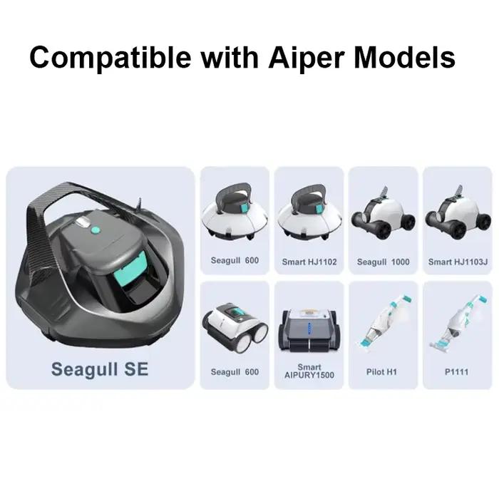 Chargeur 12.6V 1.8A pour Aiper Seagull SE 600 HJ1103J HJ1102 1000 1500 AIPURY1500 P1111 Robot Nettoyeur de Piscine Accessoire de Recharge Compatible Usage Occasionnels