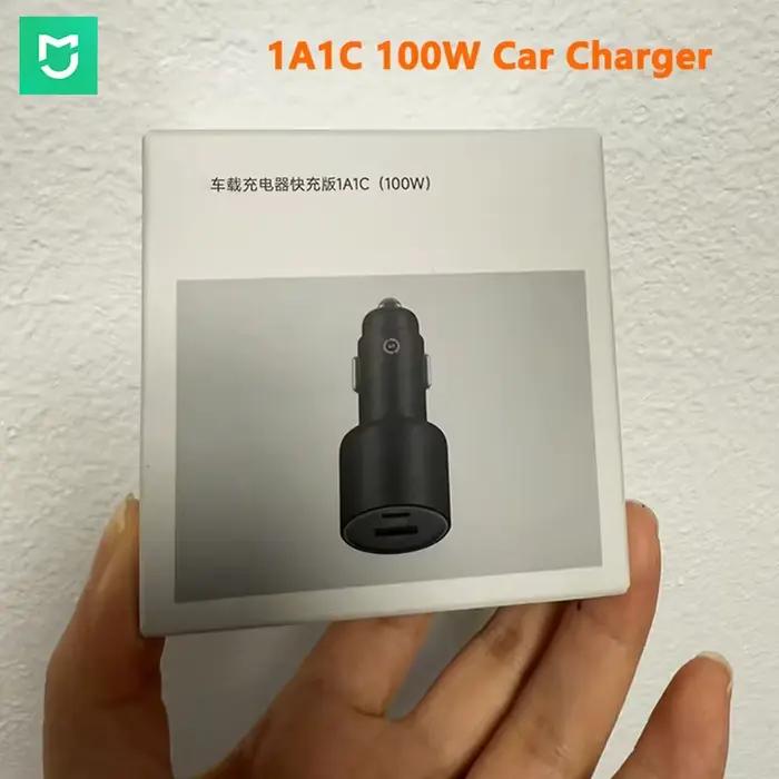 Chargeur de Voiture MIJIA 100W Double USB Charge Rapide Pour Smartphones Xiaomi Huawei Occasions Spéciales