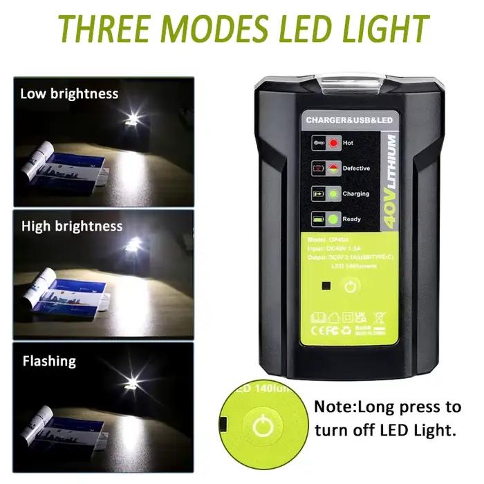 Chargeur d'outil électrique pour batterie Ryobi