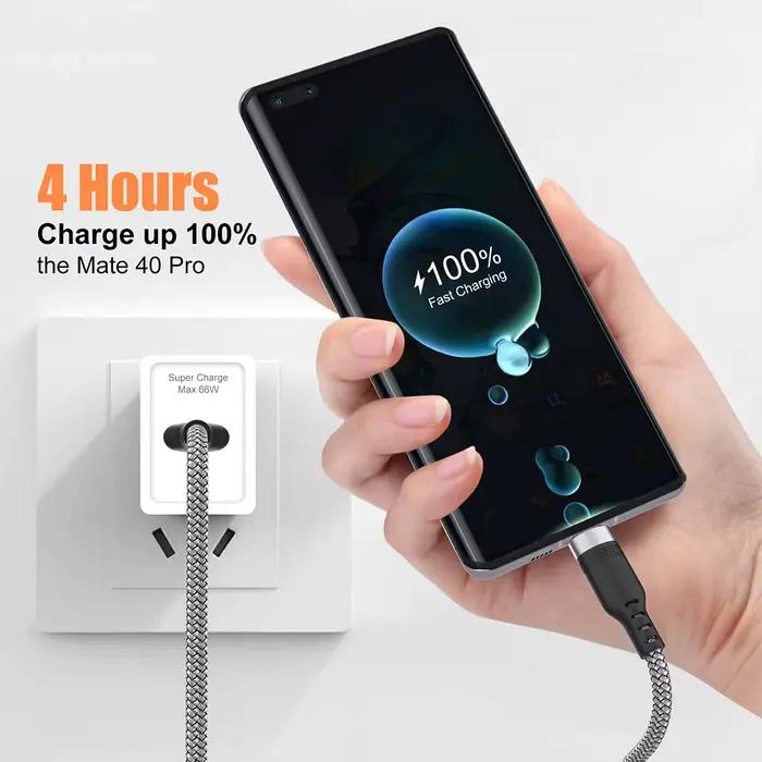 Câble de chargement USB Type C 6A pour Huawei
