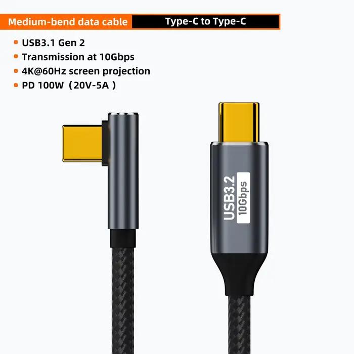 Câble PD100W USB-C vers