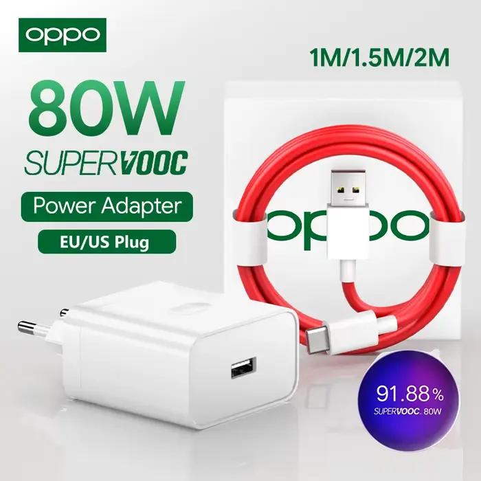 Chargeur OPPO 80W SuperVOOC d'origine