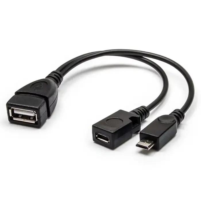 Câble OTG Y Splitter Micro USB pour Fire TV 3 ou Fire Stick 2ème Génération Connecteur USB Accessoire Compatible Périphériques USB Occasions Spéciales