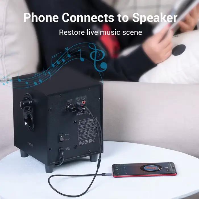 Câble Audio 3.5mm à 2RCA de Vention Compatible avec Smartphones, Amplificateurs, Télévisions et Autres Appareils Électroniques Occasions Spéciales