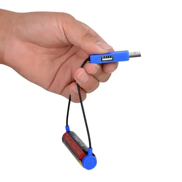 Chargeur USB universel pour piles rechargeables AA AAA 18650 Eddie ion
