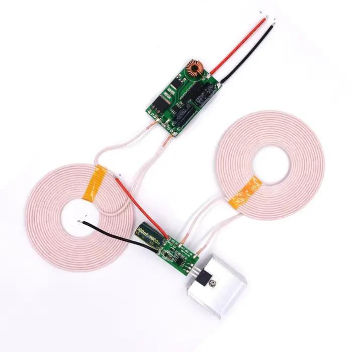 Module d'alimentation sans fil haute puissance DC 12V 3A, chargeur à distance, bobine d'induction, récepteur 24V, émetteur + récepteur