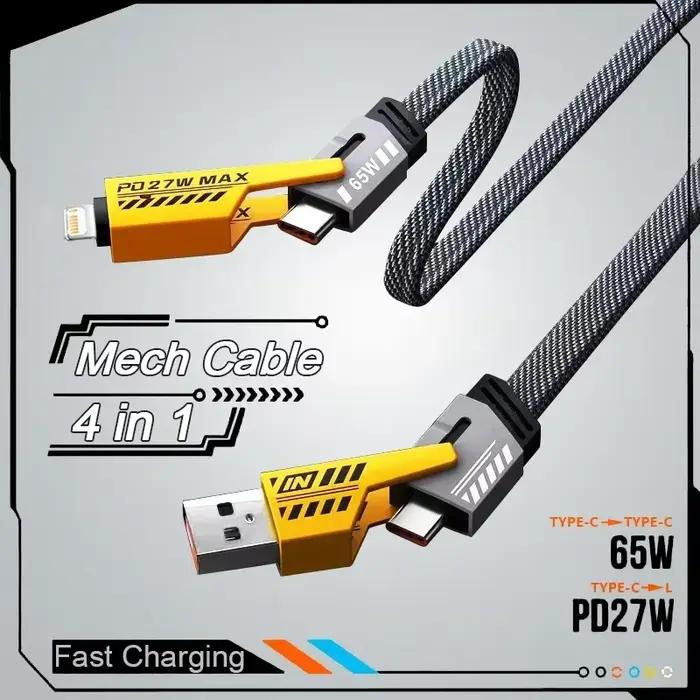 Mecha – câble de Charge rapide 4 en 1