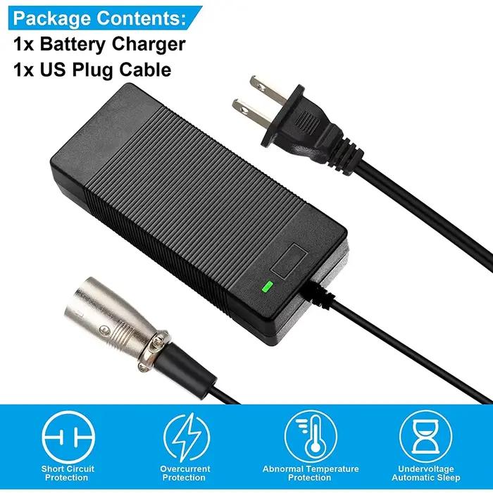 Chargeur XLR 54, 6 V 2 A pour Hoverboard Électrique