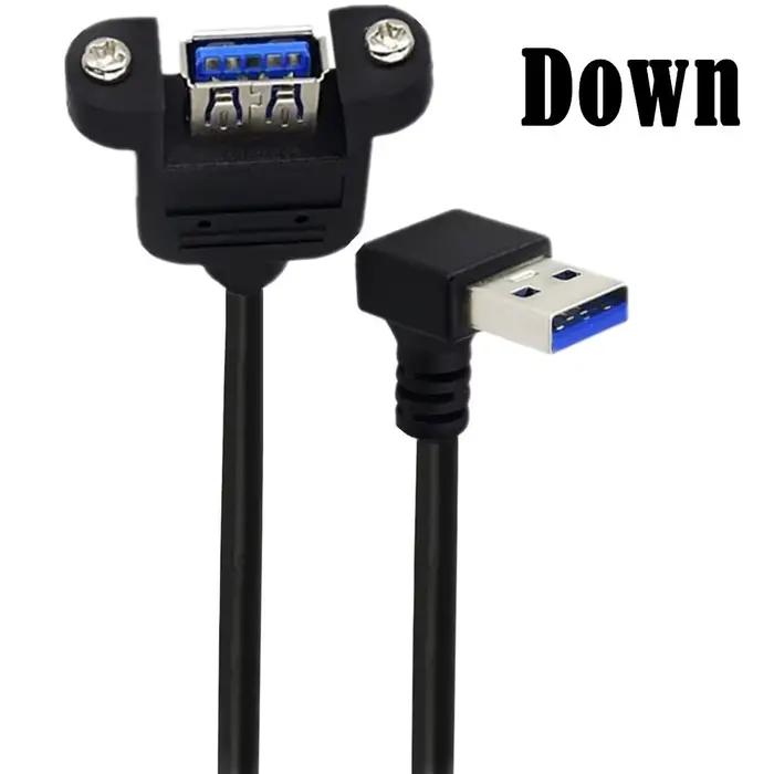 Extension USB 3.0 coudée à 90 degrés