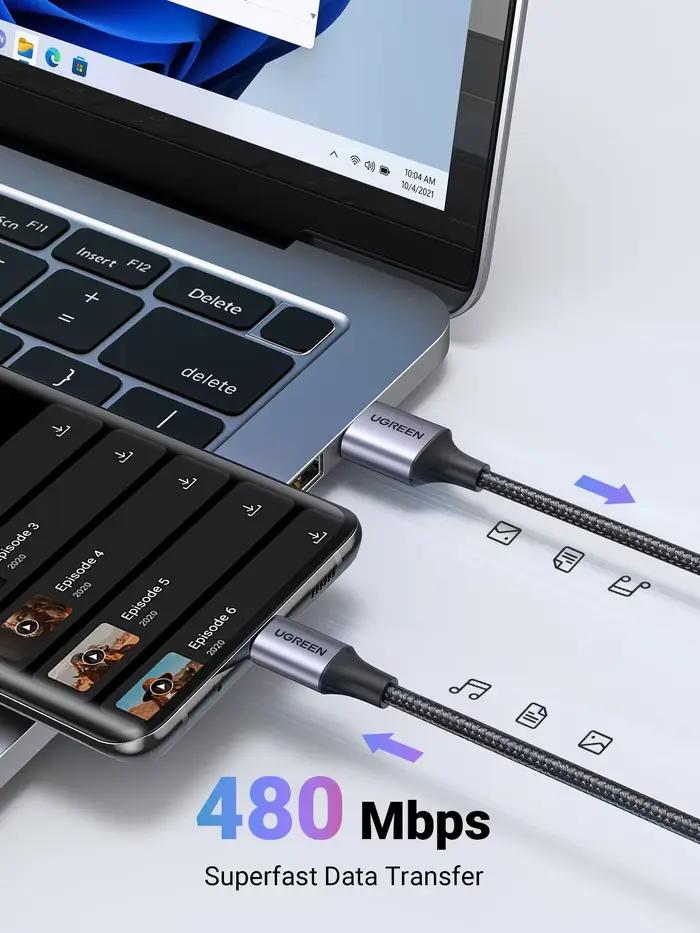 [Pack de 2] Câble USB Type C UGREEN 3A