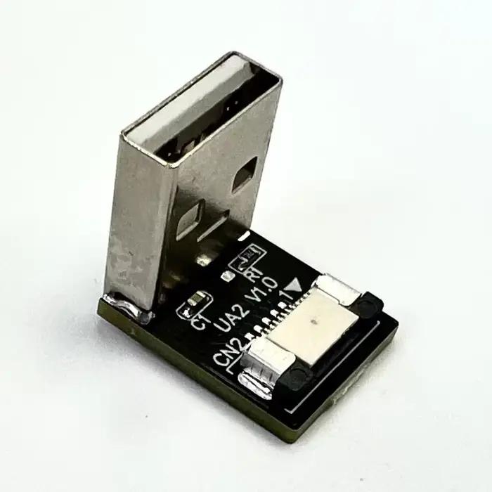 FPC Super plat Flexible Angle droit 90 coude type-a/USB-C/Micro-B/Mini-B mâle FPV Charge de données connecteur USB2.0 câble adaptateur FFC
