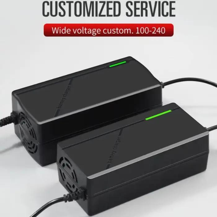 Chargeur de batterie au lithium HD 24S Smart LED 100.8V5 Li-ion LiFePO4 pour moto