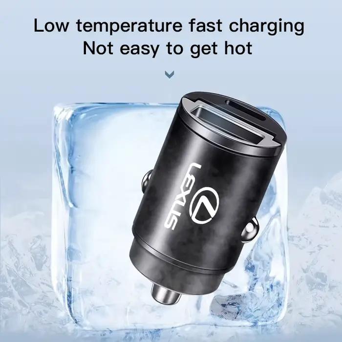 Chargeur de voiture Mini USB Type-C
