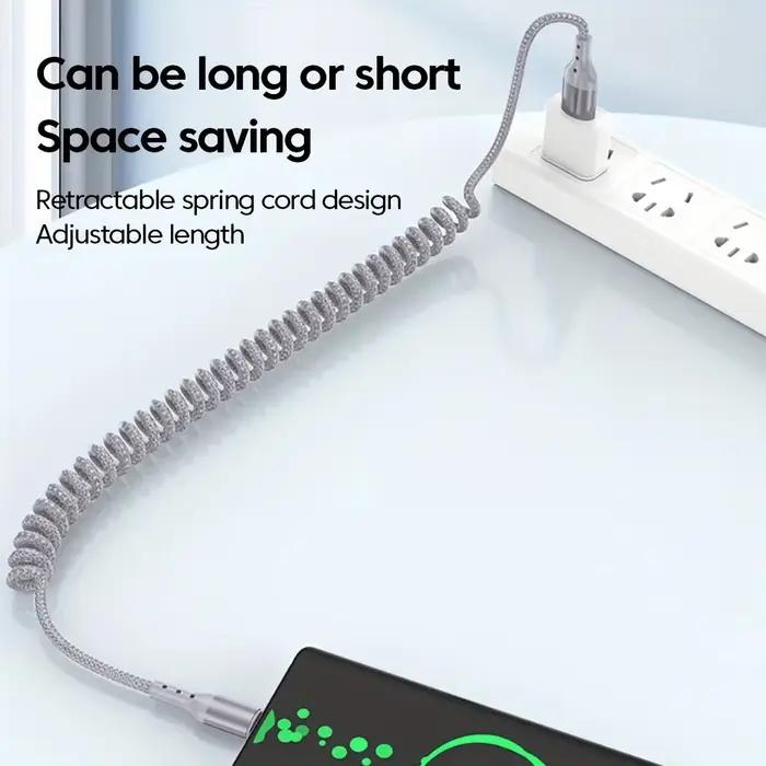 Câble de charge rapide USB 3A pour voiture compatible iPhone 14 11 12 13 Pro X XS Max 6 7 8 Plus SE iPad câble de données nylon alliage d'aluminium haute qualité pour charge et transfert de données rapide