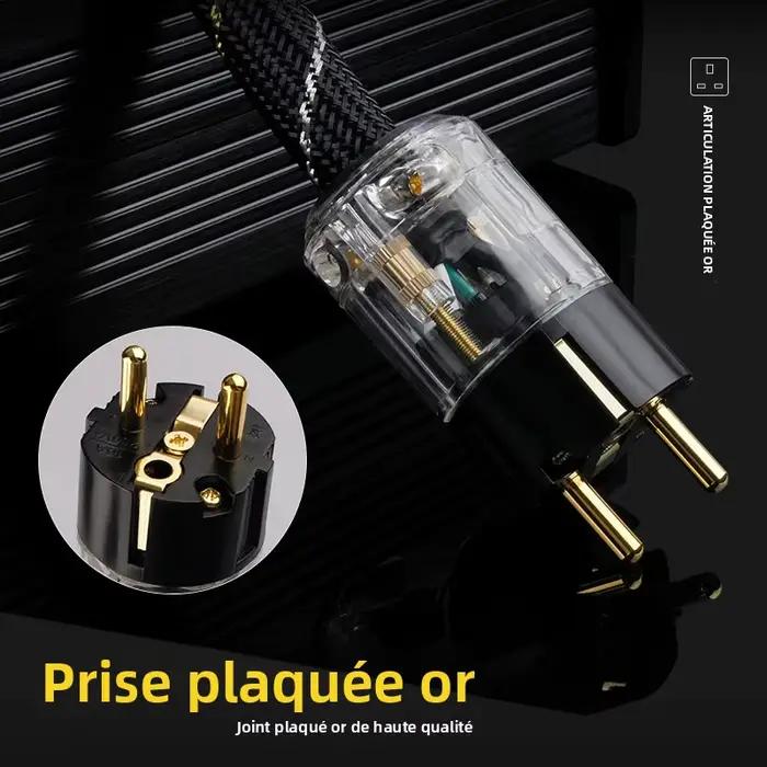 Câble d'alimentation YYAUDIO en cuivre pur haut de gamme pour système audio occasion spéciale