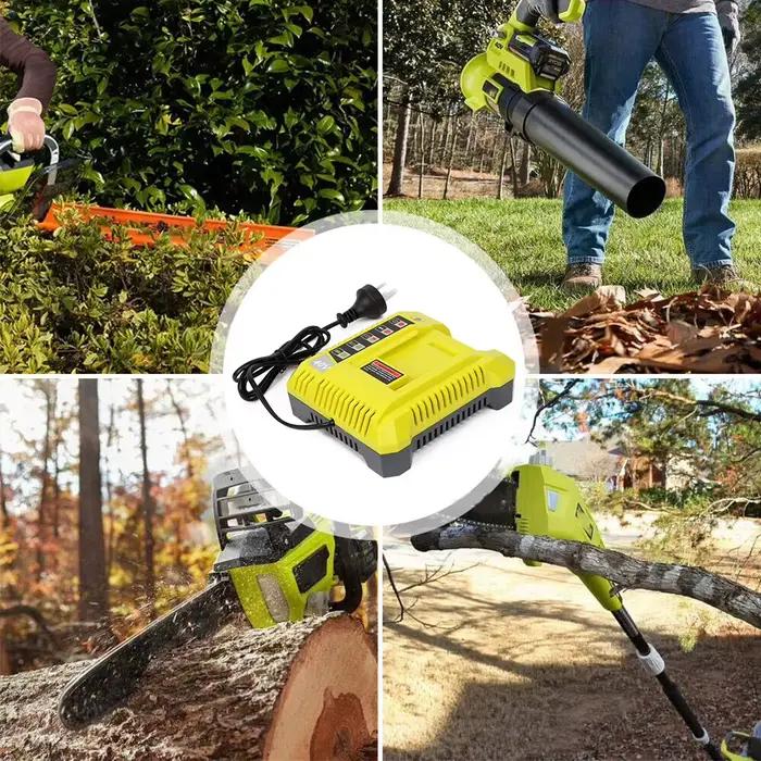 Chargeur de batterie original pour Ryobi 36V/40V Li-ion BPL3626 BPL3640 OP4040 BCL3620 avec 2 Ports USB