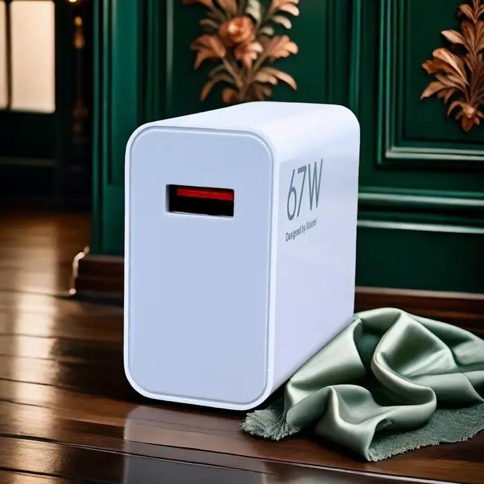 Chargeur rapide Xiaomi 67W Gallium Nitride Turbo pour smartphones Redmi Note 14 13 Pro Mi 13 Lite K60 K60E K50 occasions quotidiennes et cadeaux technologiques