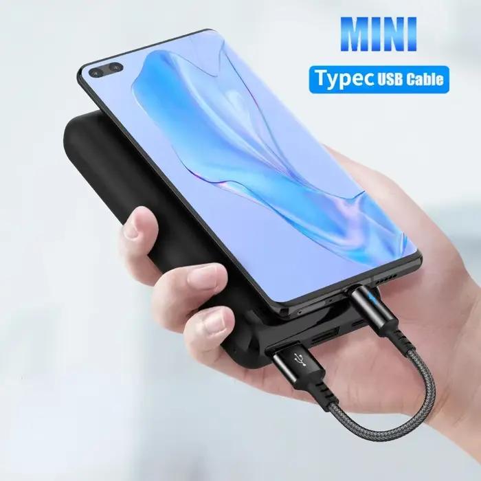 Câble de charge et de données USB C vers USB A compact
