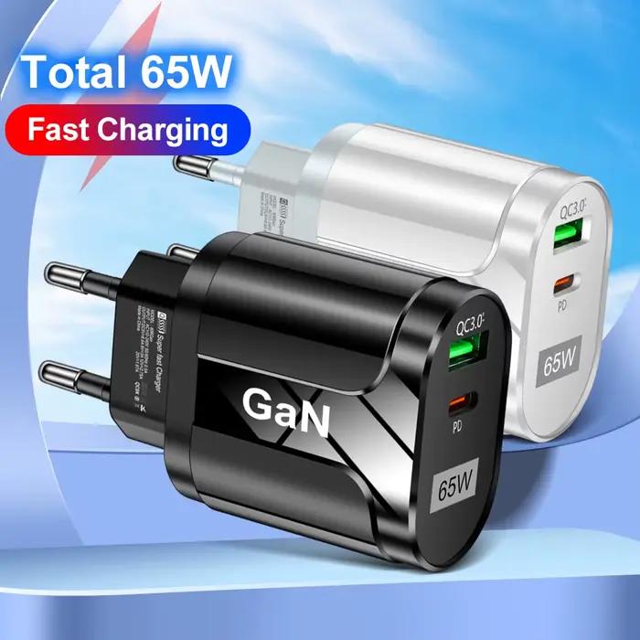 GaN-Chargeur mural USB de type C pour téléphone portable