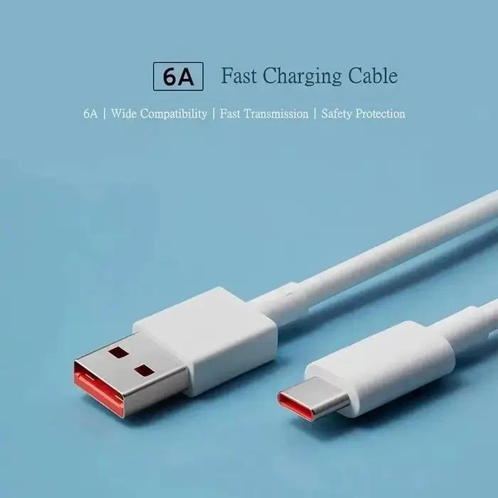 Chargeur Xiaomi 120W avec cÃ¢ble de donnÃ©es Type C 6A pour smartphones Xiaomi 12 12S 12T Pro et autres modèles 5G compatibles charge rapide puissance 120W