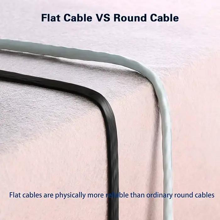 Câble Ethernet 10Gbps 2m 3m 5m Cat7 100ft plat Cat 7
