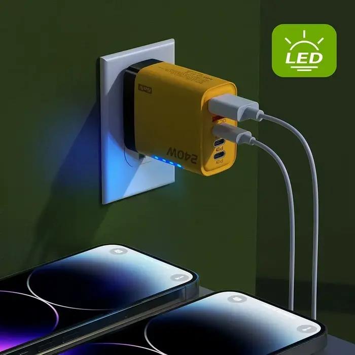 Chargeur USB C GaN 240W 5 en 1