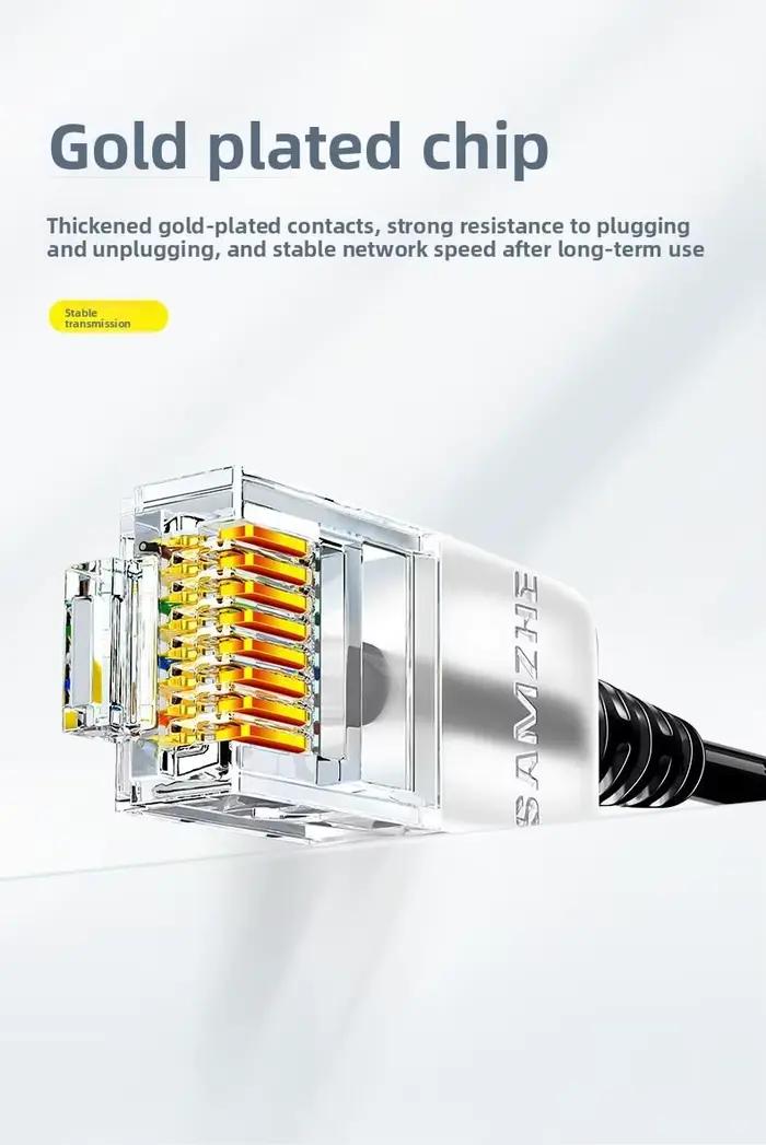 Câble Ethernet fin SAMZHE Cat6A 10 Gbps
