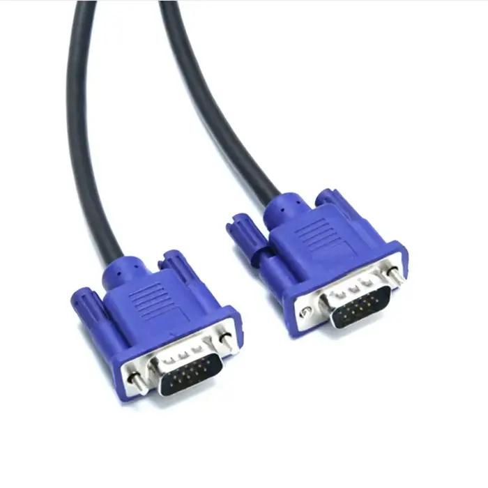 Câble VGA mâle à mâle de haute qualité pour ordinateur, moniteur, projecteur et télévision - 1,5m, 1,8m, 3m, 5m, 10m, 15m