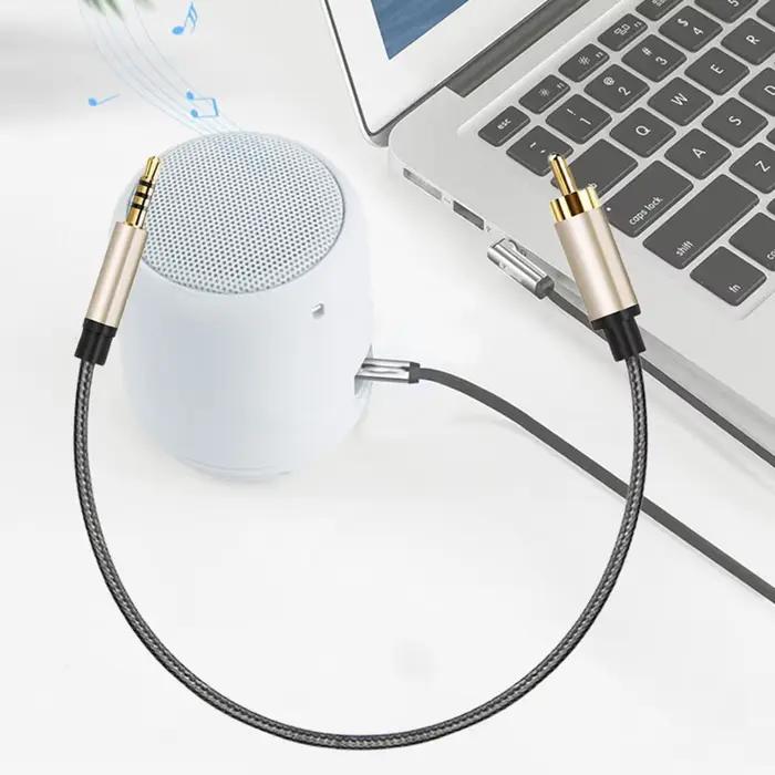 Câble Audio Coaxial Numérique Plaqué Or pour Barre de Son HDTV